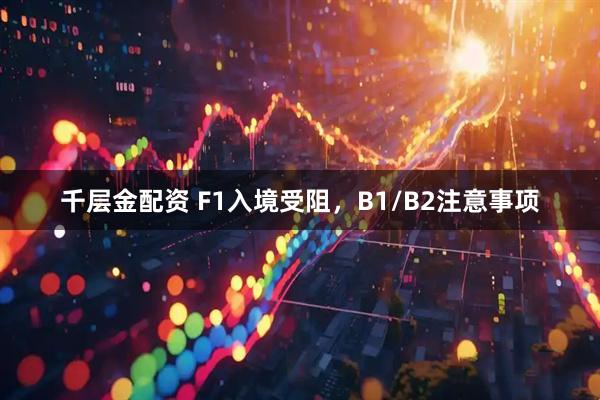 千层金配资 F1入境受阻，B1/B2注意事项