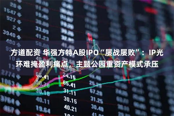 方道配资 华强方特A股IPO“屡战屡败”:IP光环难掩盈利痛点,主题公园重资产模式承压