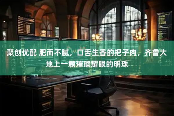 聚创优配 肥而不腻，口舌生香的把子肉，齐鲁大地上一颗璀璨耀眼的明珠